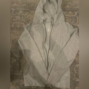 Gray - Lululemon scuba full zip.